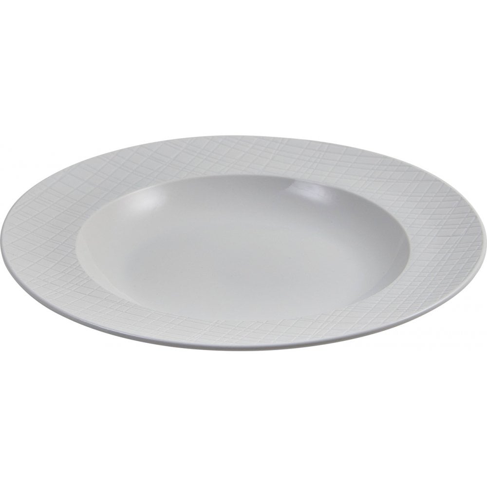 Incise Lavara Vitrified Porcelain Winged Pasta Bowl 28.5cm - Image 4