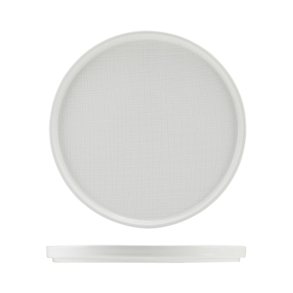 Incise Lavara Vitrified Porcelain Presentation Plate 25cm