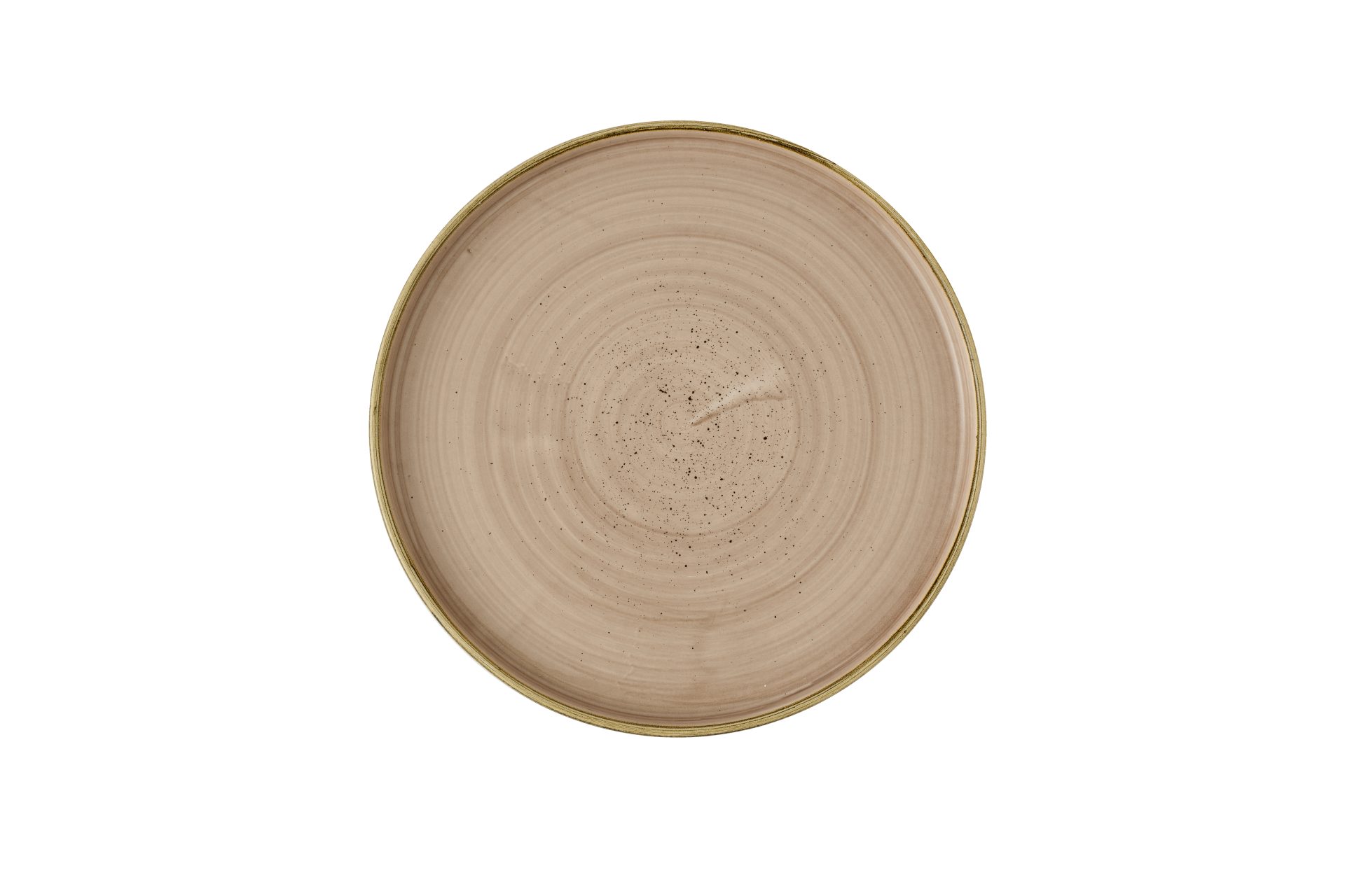 Stonecast Truffle Walled Plate Walled Plate 10 1/4"