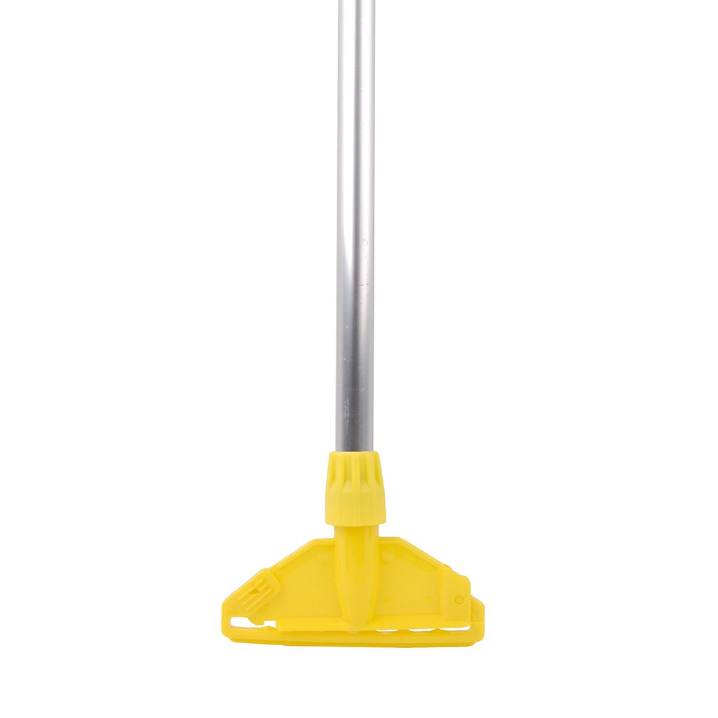 Yellow Hygiene Handle 137cm & Plastic Kentucky Fitting