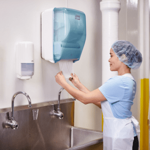 Paper disposables in a healthcare setting
