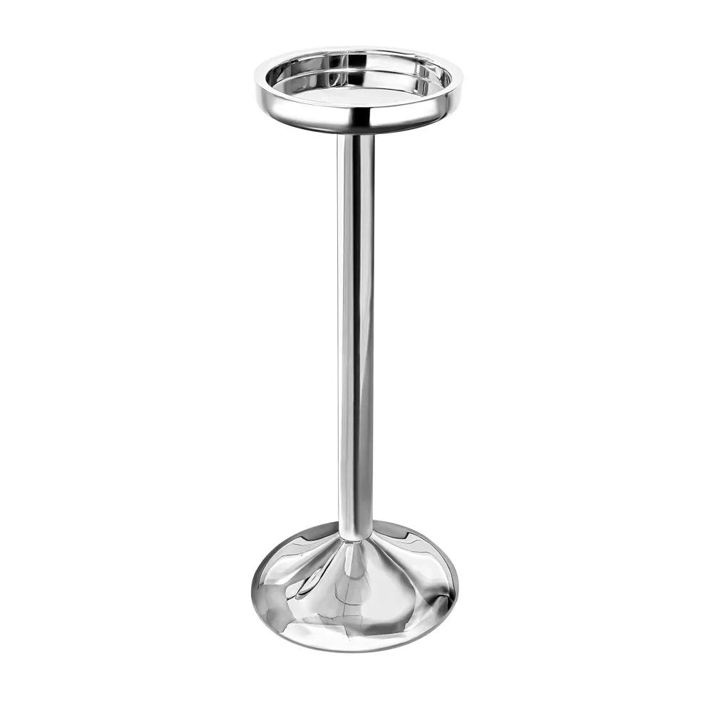 Stainless Steel Curved Base Ice Cooler Stand 65cm