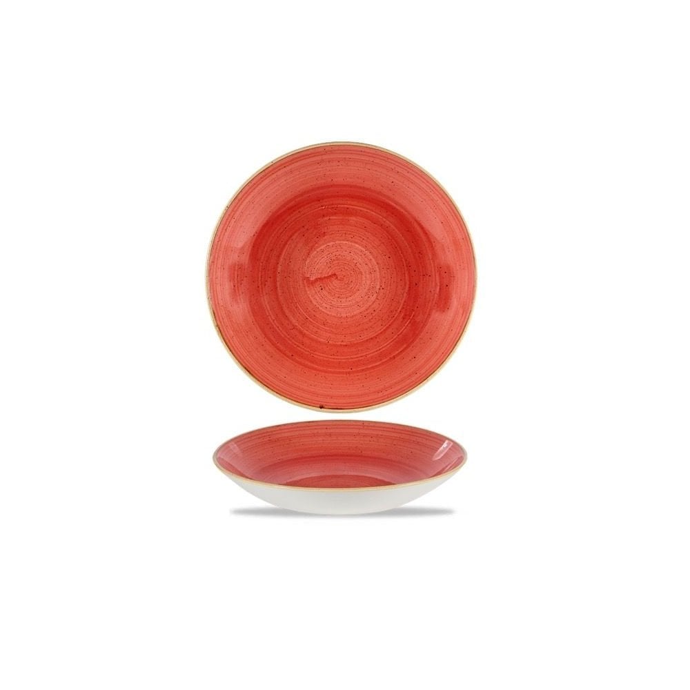 Stonecast Berry Red Coupe Large Bowl 12"