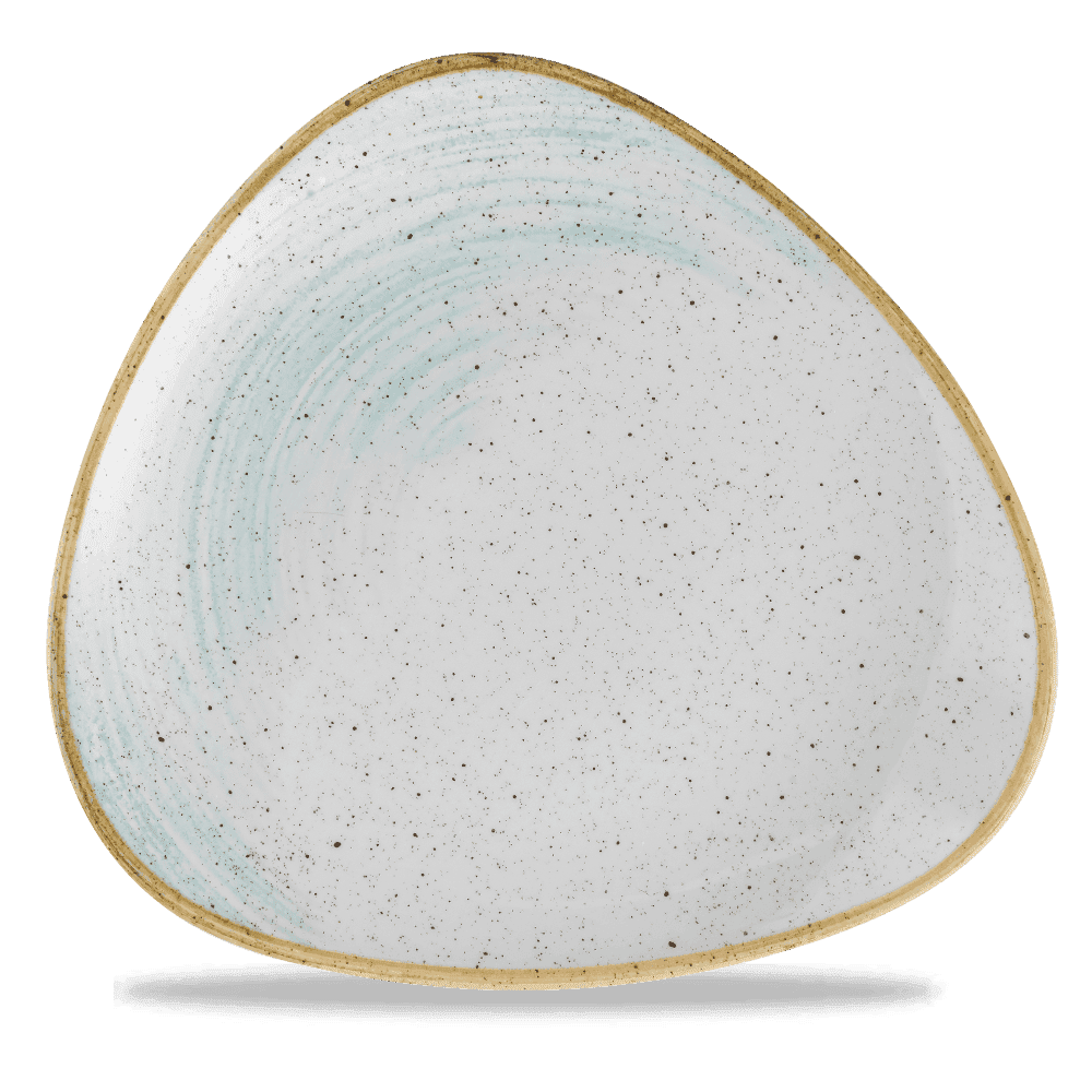 Stonecast Accents Duck Egg Lotus Plate 10"