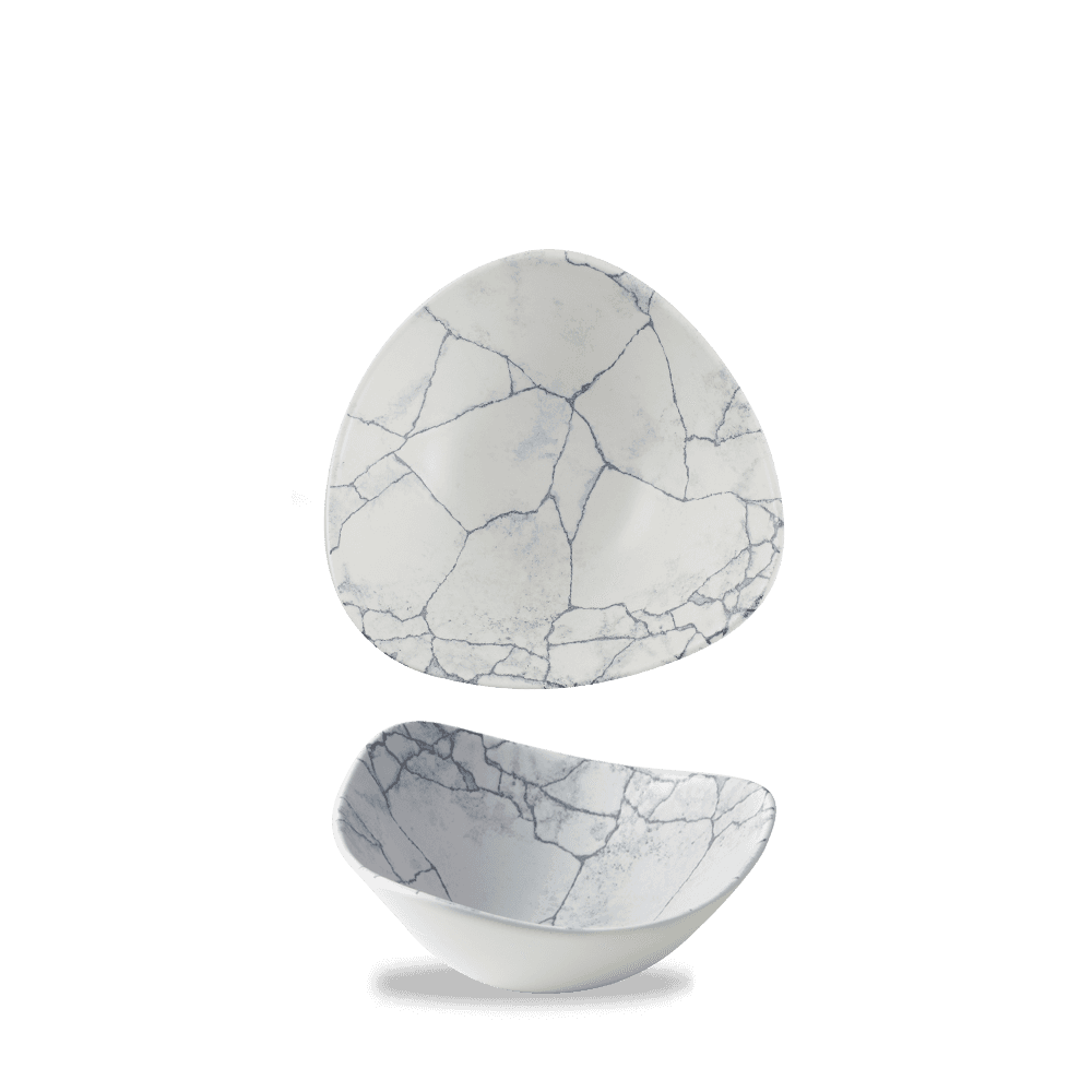 Studio Prints Kintsugi Pearl Grey Lotus Bowl 7"
