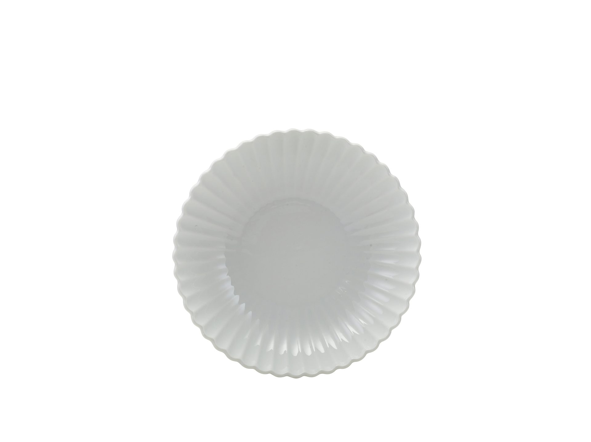 Incise Porcelain Scalloped Coupe Bowl 23cm - Image 3
