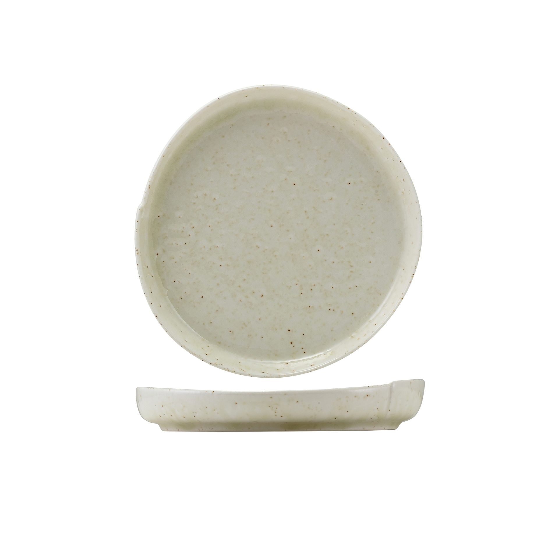 Kozo Porcelain Shiro Coupe Plate 19cm - Image 4