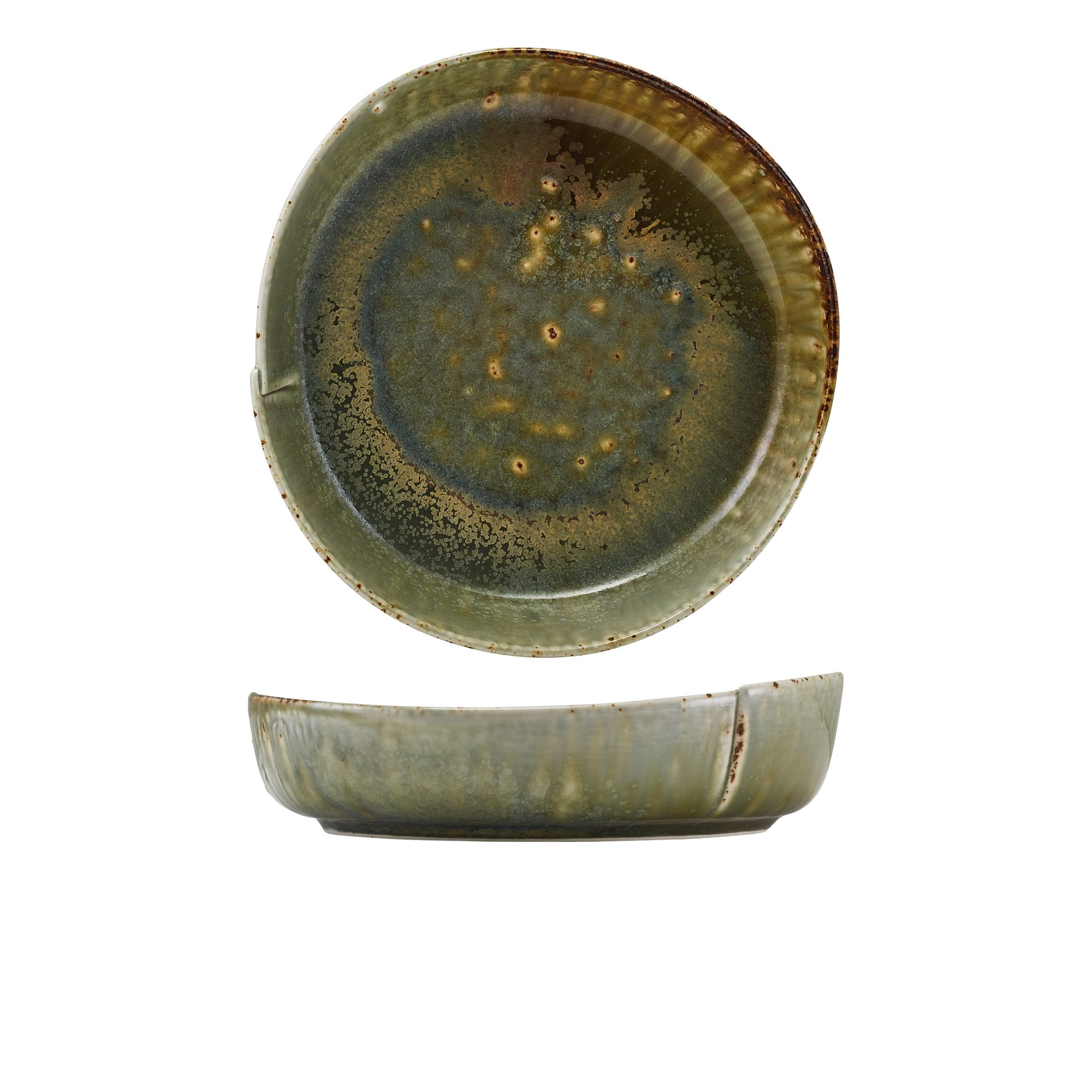 Kozo Porcelain Midori Deep Plate 20cm - Image 4