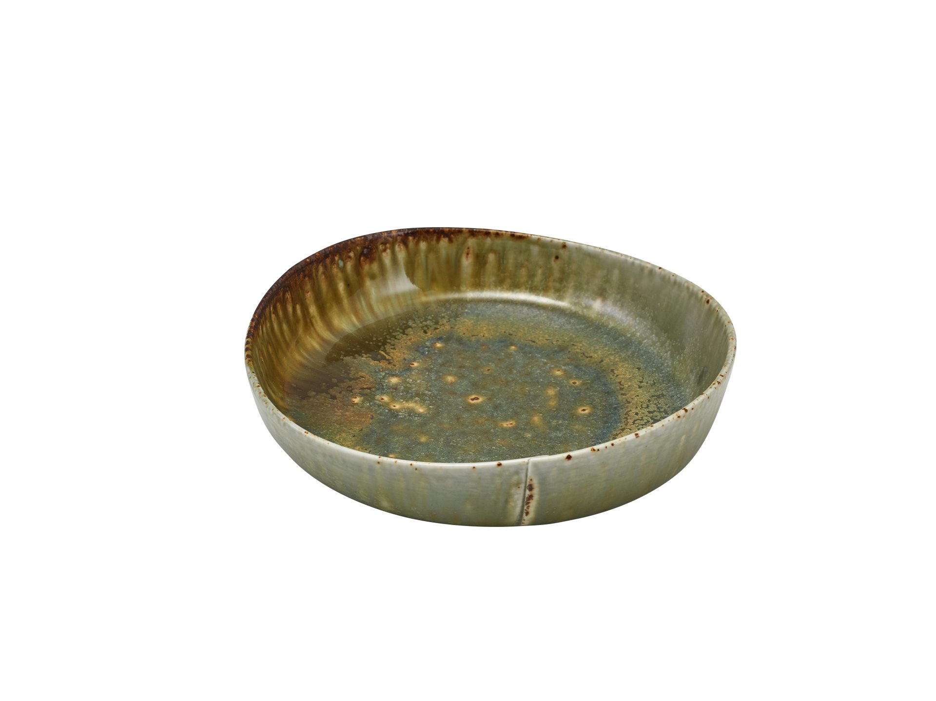 Kozo Porcelain Midori Deep Plate 20cm