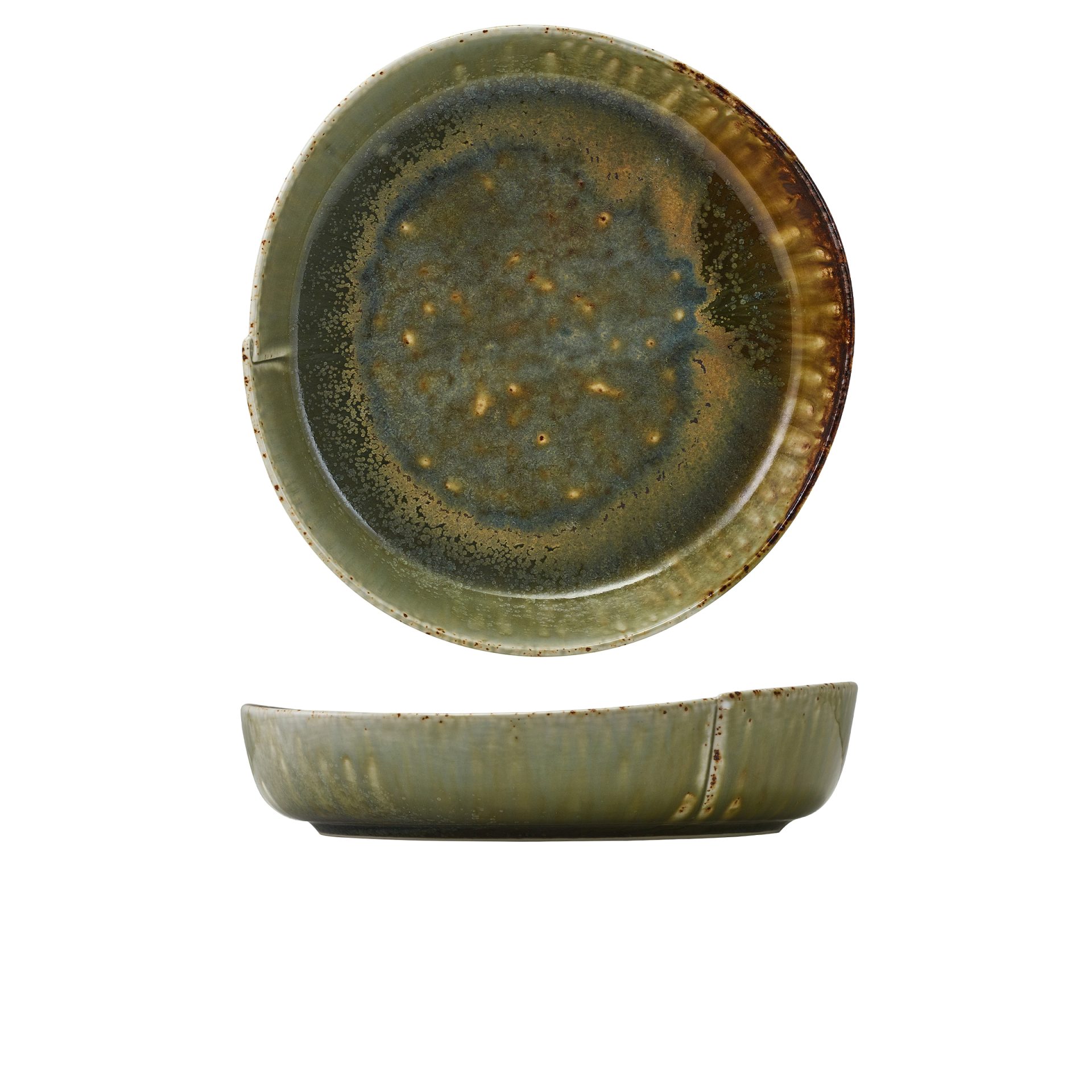 Kozo Porcelain Midori Deep Plate 23cm - Image 4