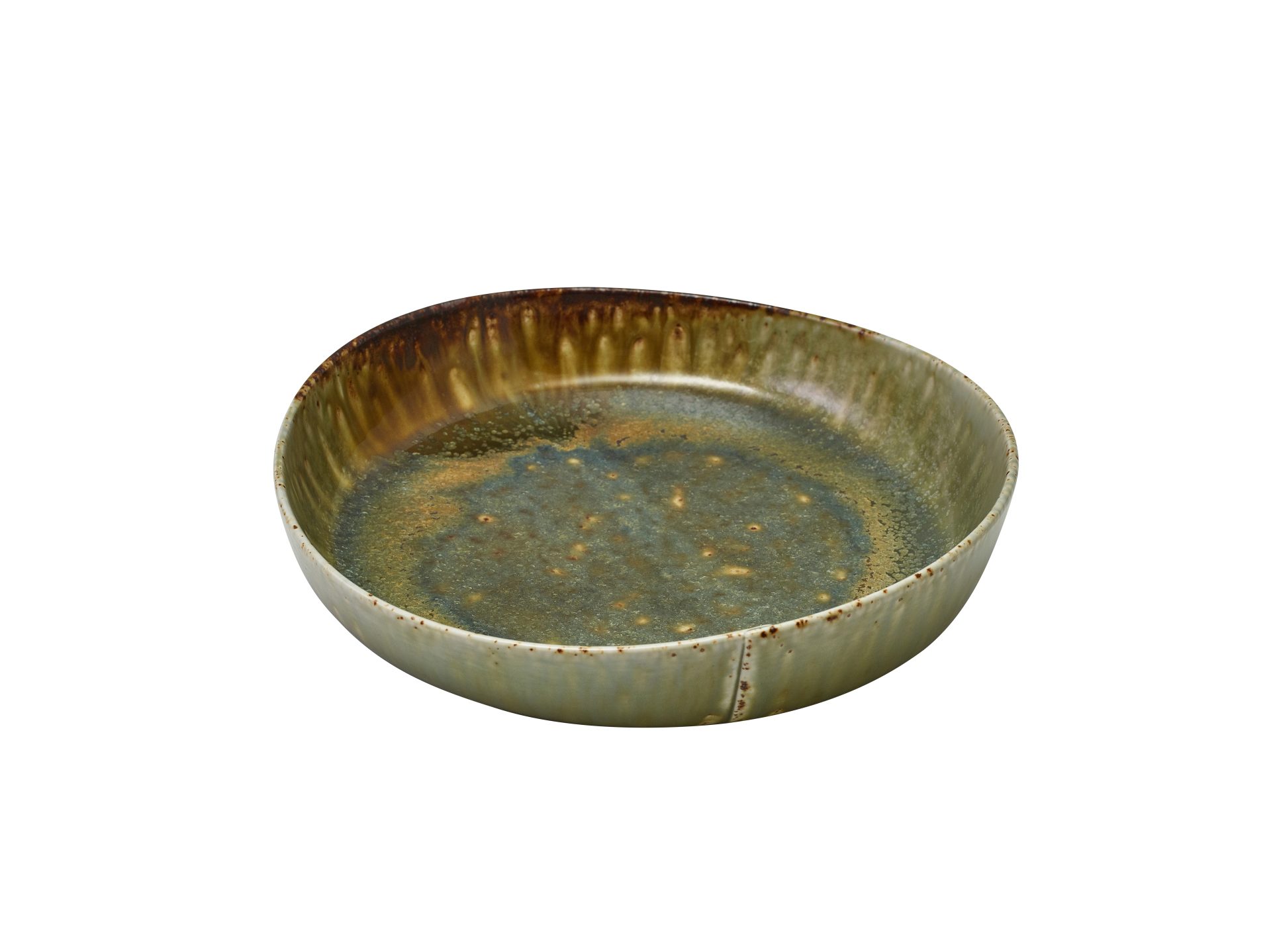 Kozo Porcelain Midori Deep Plate 23cm
