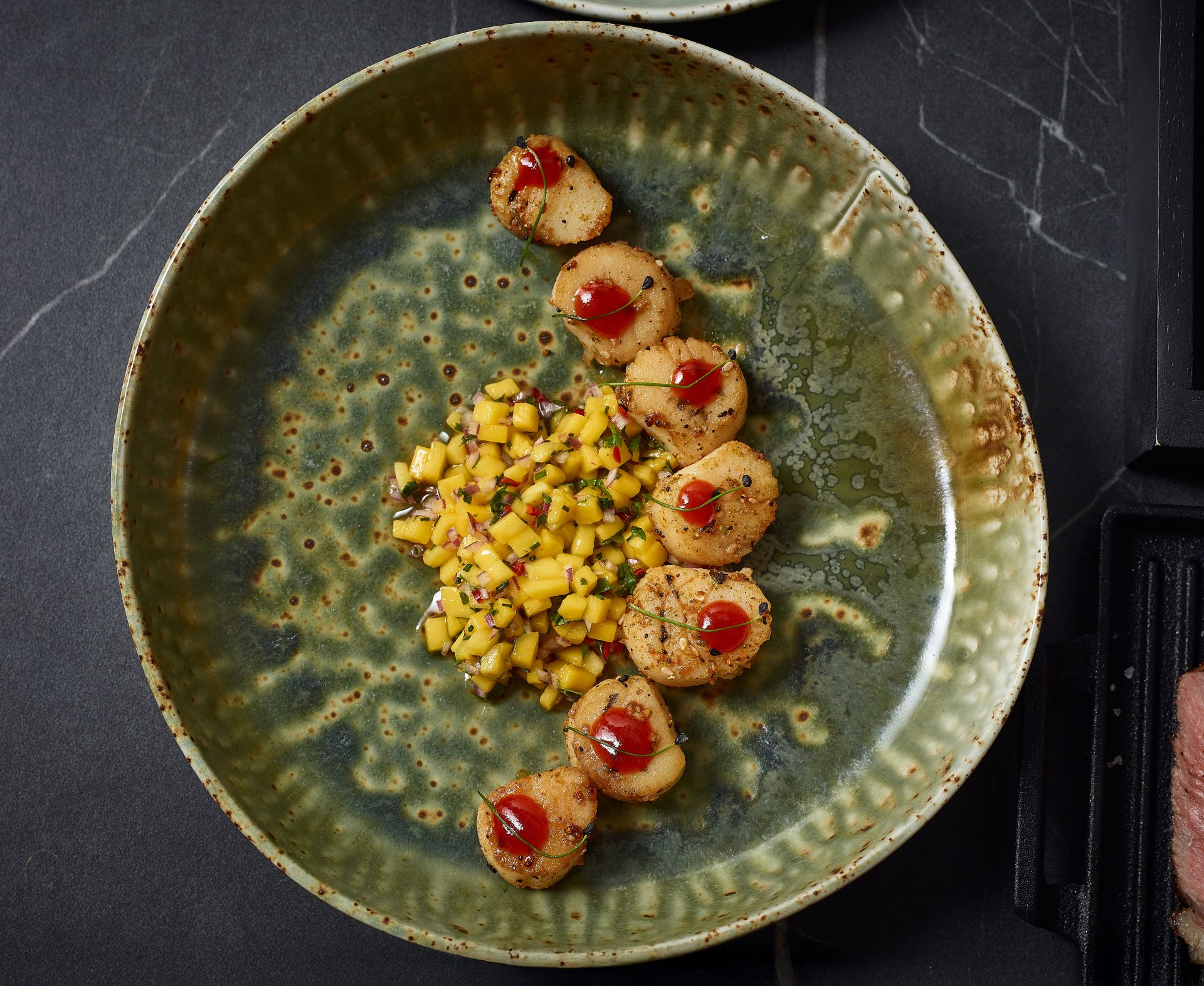 Kozo Porcelain Midori Deep Plate 23cm - Image 5