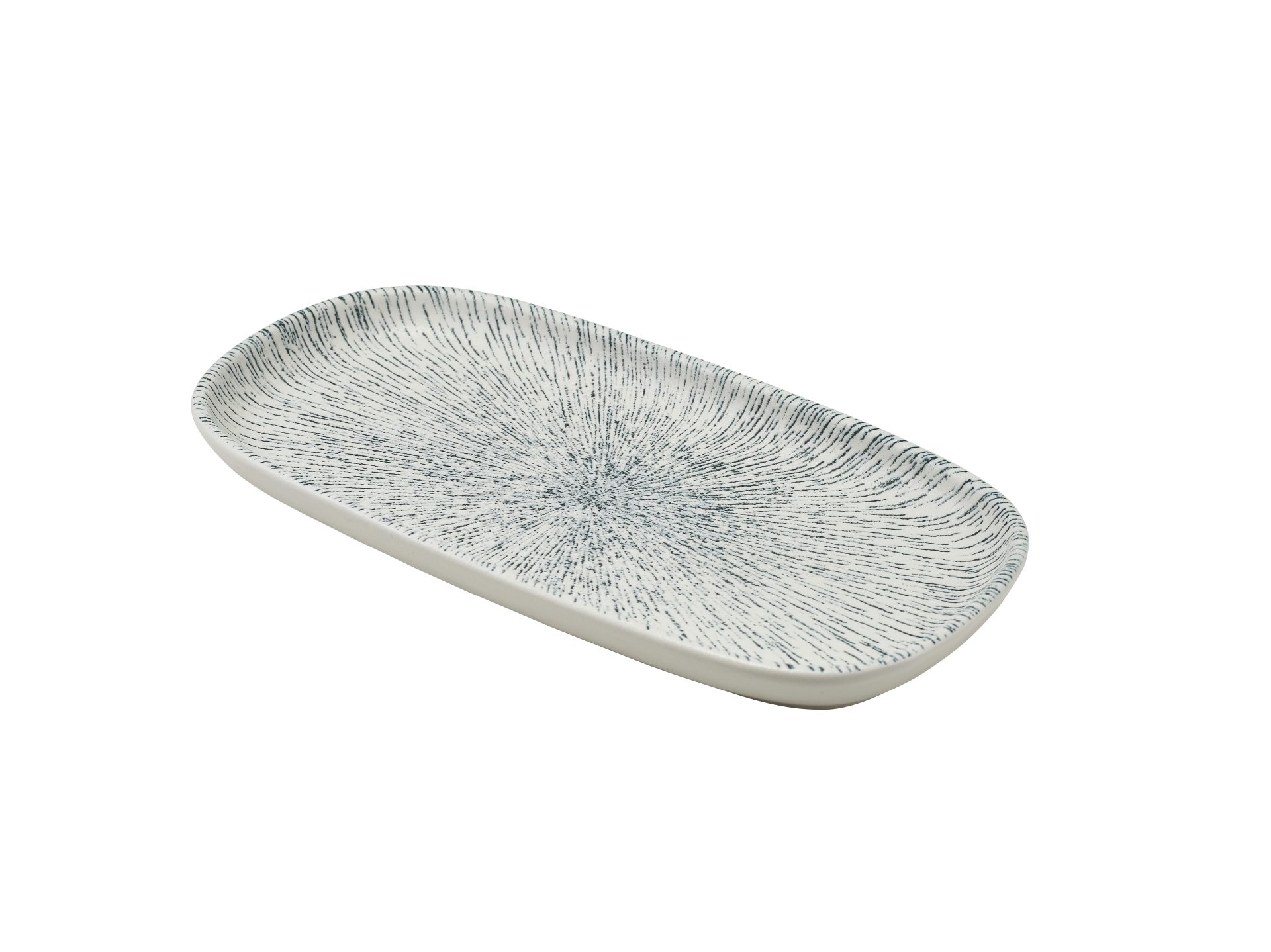 Sereno Porcelain Strato Rectangular Platter 30 x 15.5cm
