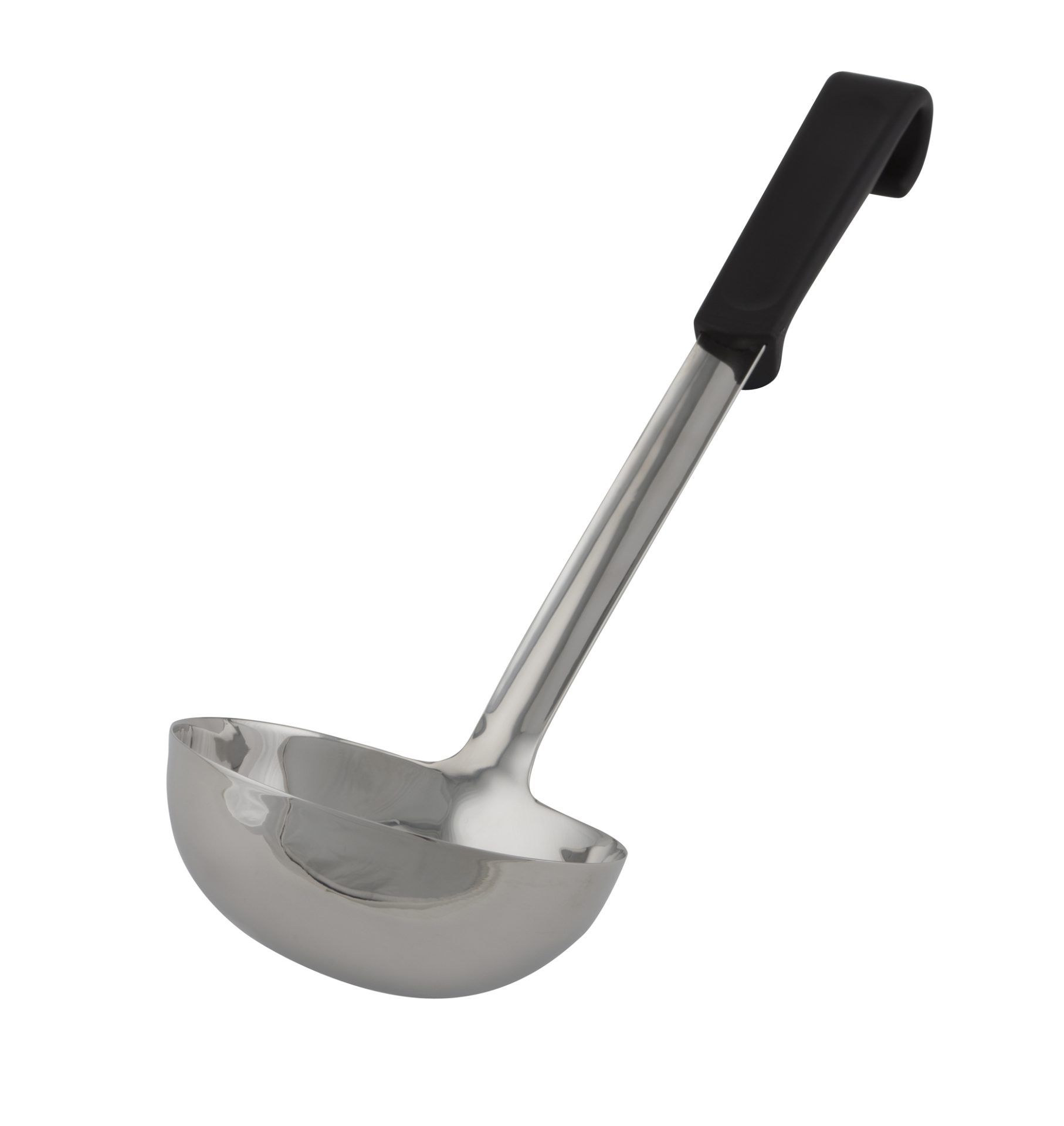 Plastic Handle Soup Ladle Black