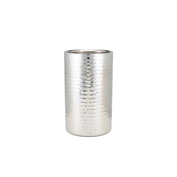 Hammered Stainless Steel Wine Cooler