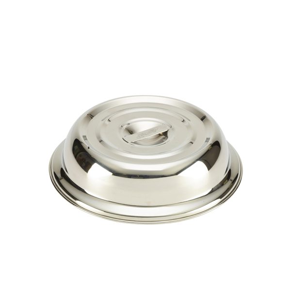 Round Stainless Steel. Plate Cover For 10" Plates