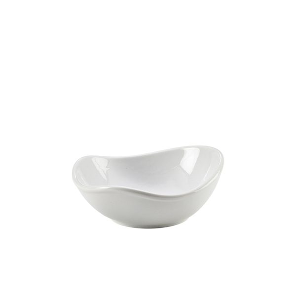 Porcelain Organic Triangular Bowl 15cm/ 6"