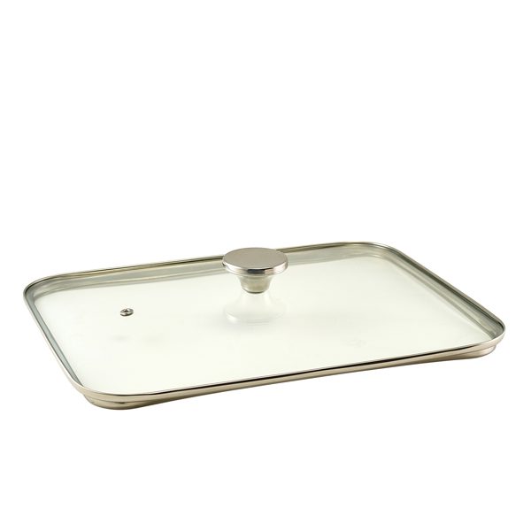 Glass Lid For Cast Aluminium Roaster 40 x 27cm