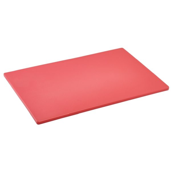 Red Low Density Chopping Board 18 x 12 x 0.5"