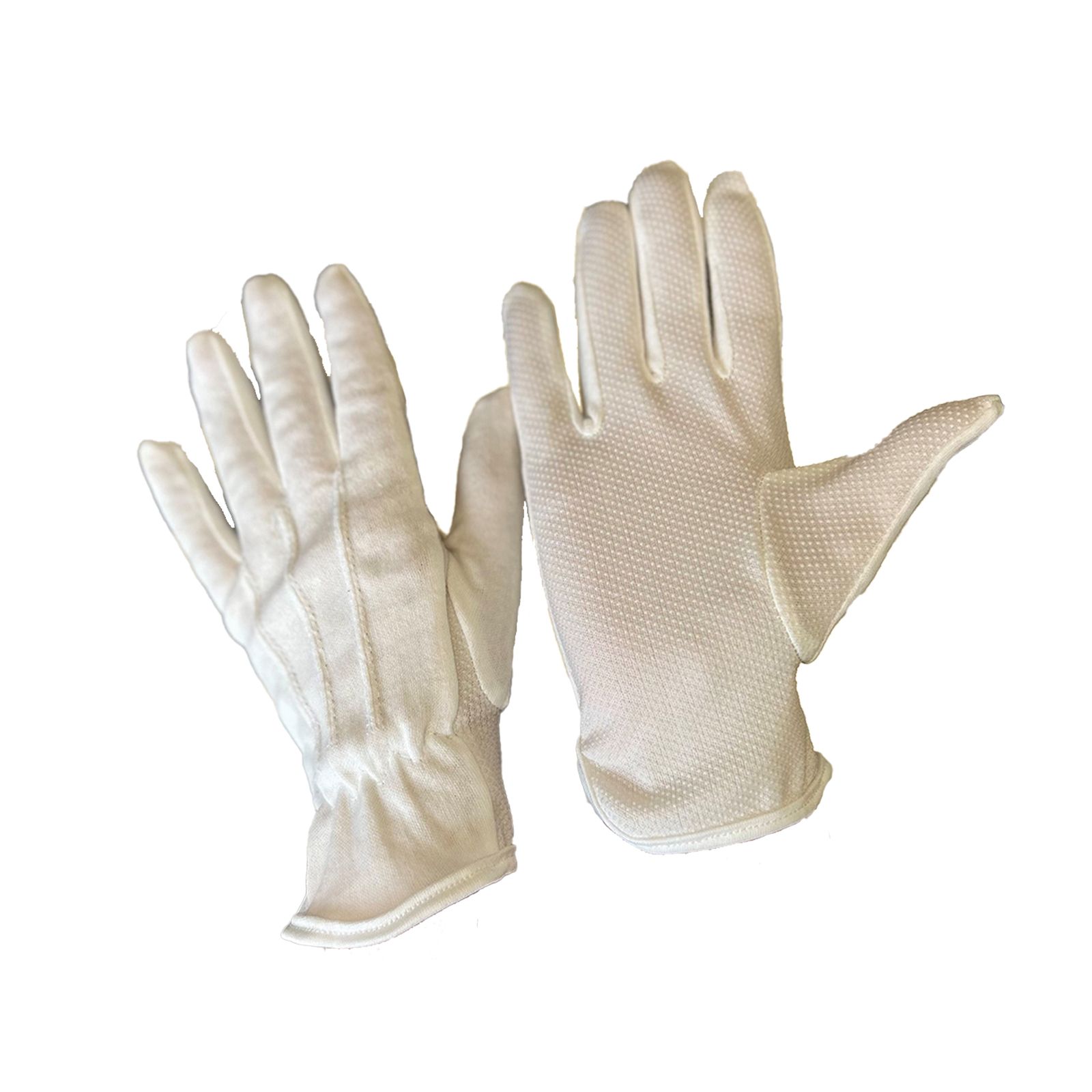 White Slip Resistant Gloves Medium
