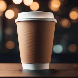 Disposable Hot Drink Cups at Christmas Market