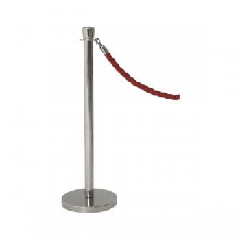 Genware Stainless Steel Barrier Post