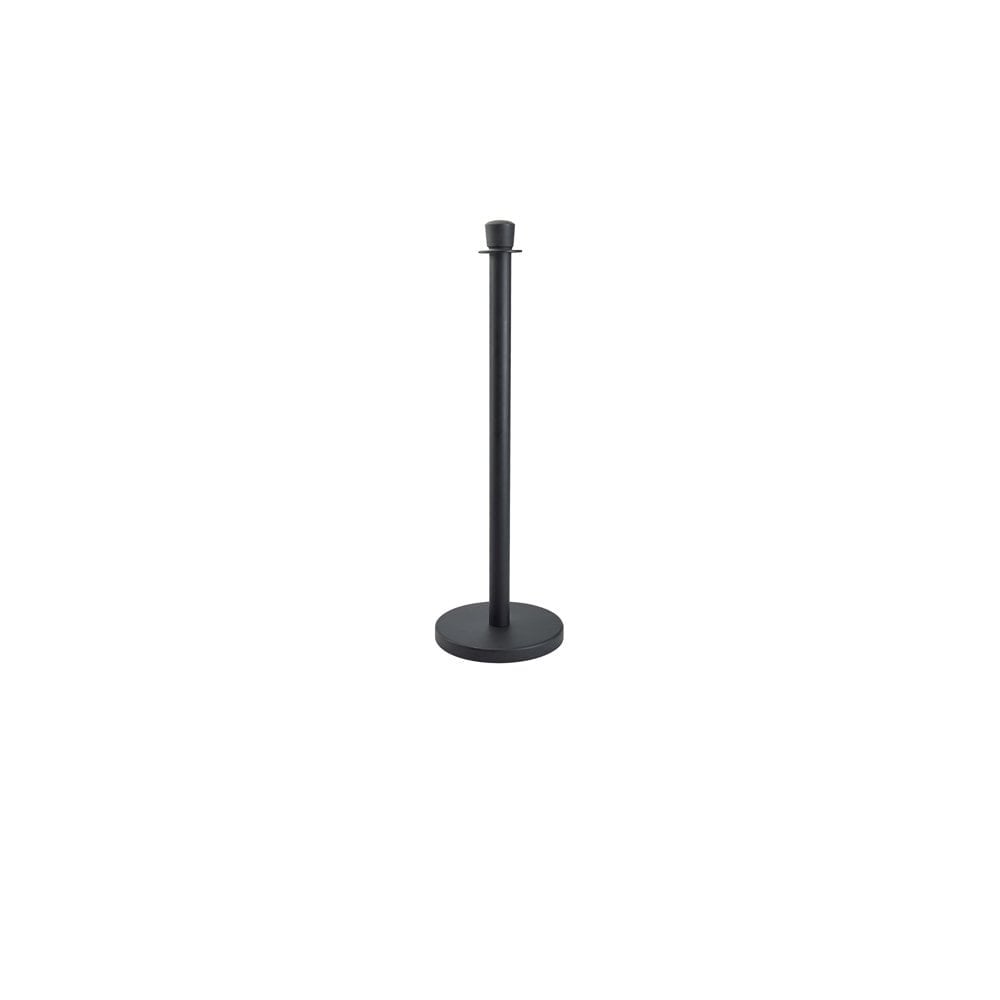 Genware Black Barrier Post