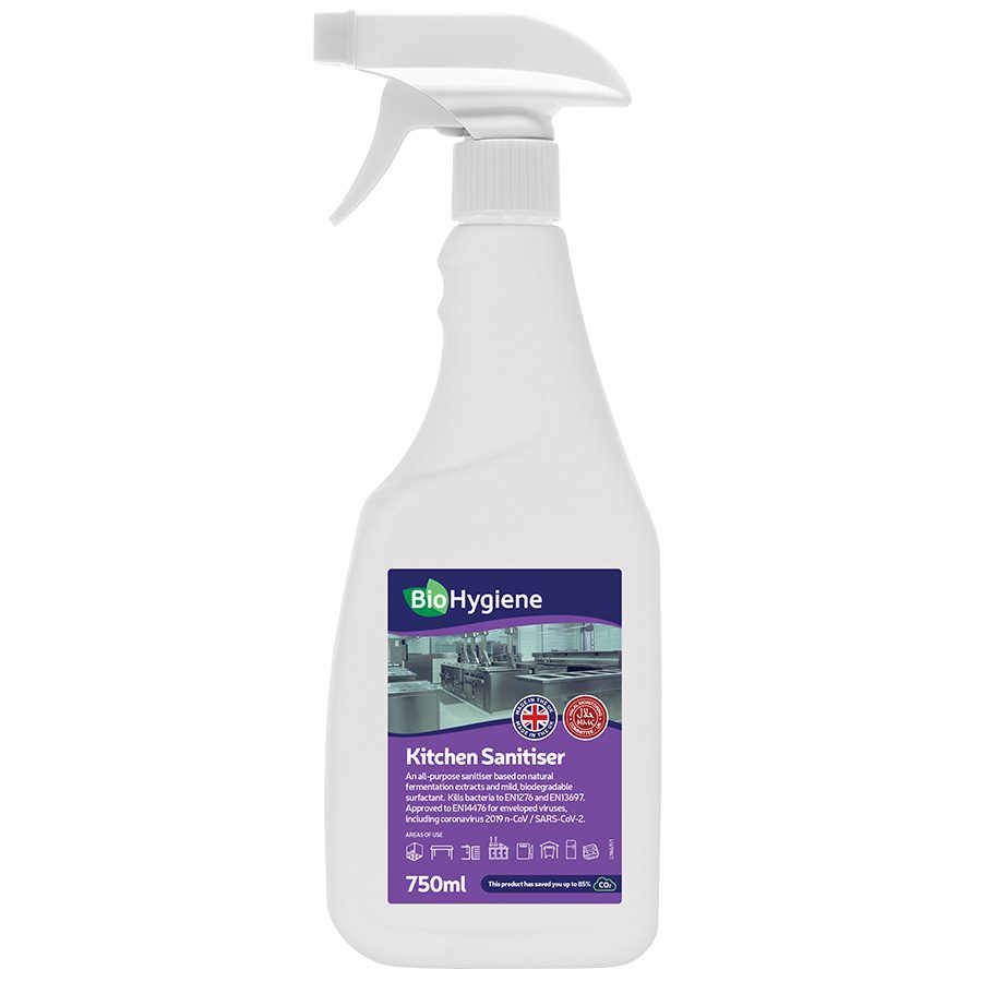 BioHygiene Kitchen Sanitiser RTU 750ML