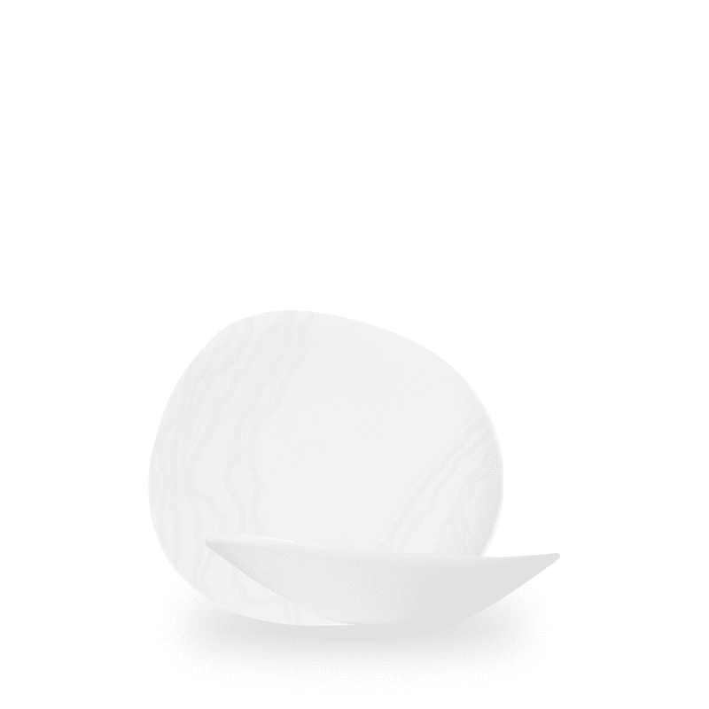 Tide White Opal Organic Bowl 7 7/8"
