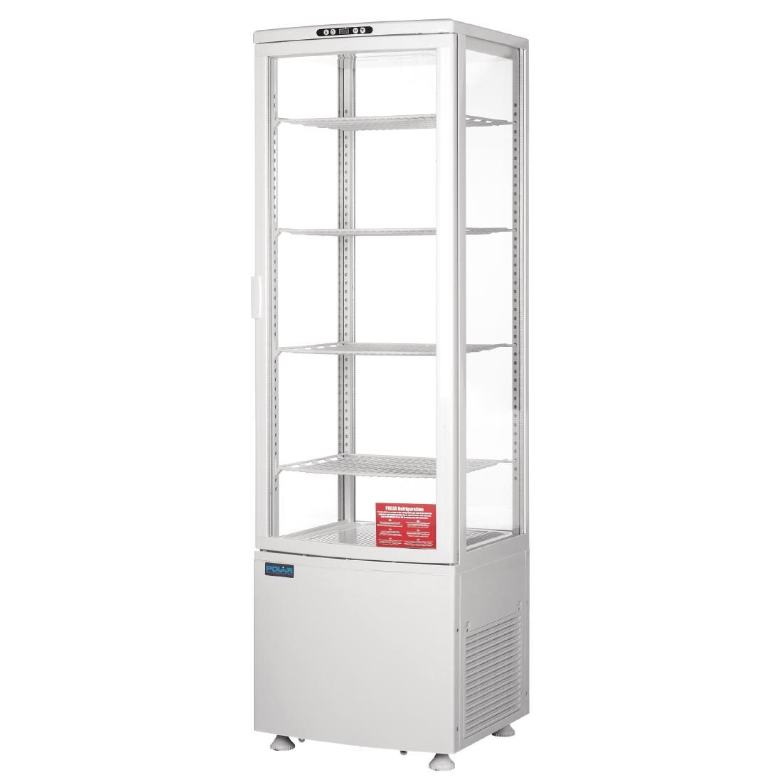 C-Series Energy Efficient Curved Door Display Fridge White 235Ltr - Image 4