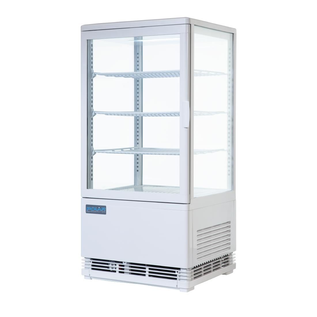 C-Series Energy Efficient Curved Door Display Fridge White 86Ltr - Image 2