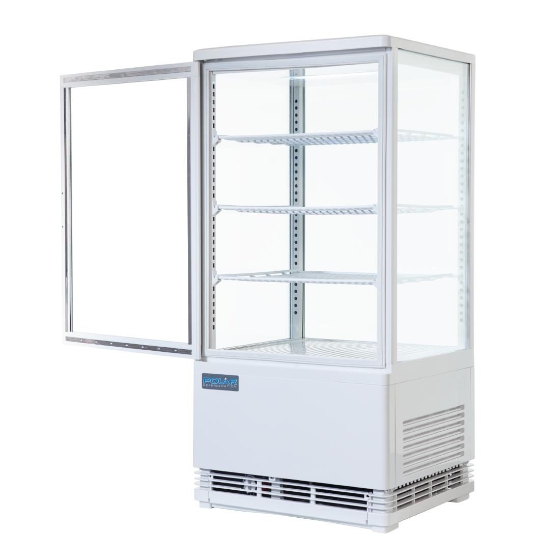 C-Series Energy Efficient Curved Door Display Fridge White 86Ltr - Image 3