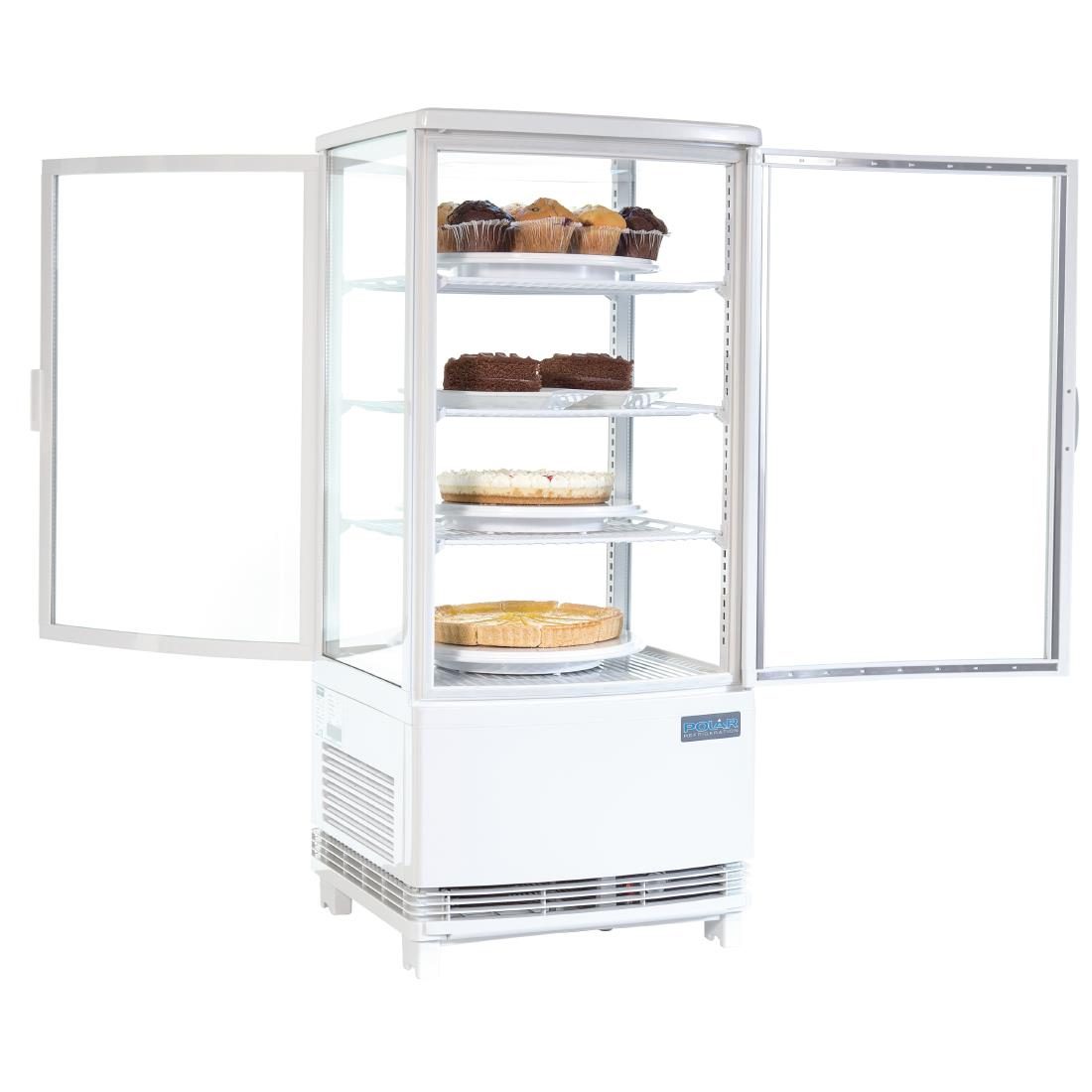 C-Series Energy Efficient Curved Door Display Fridge White 86Ltr - Image 4