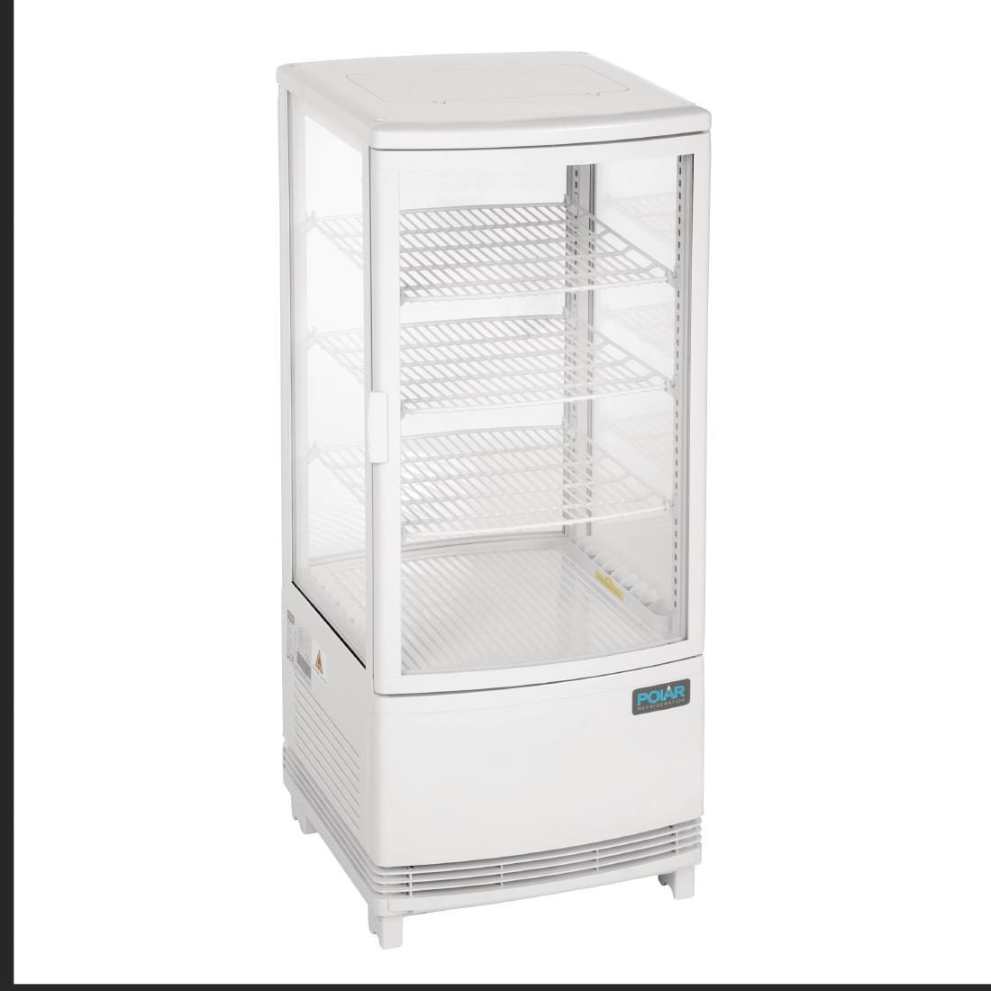 C-Series Energy Efficient Curved Door Display Fridge White 86Ltr - Image 6