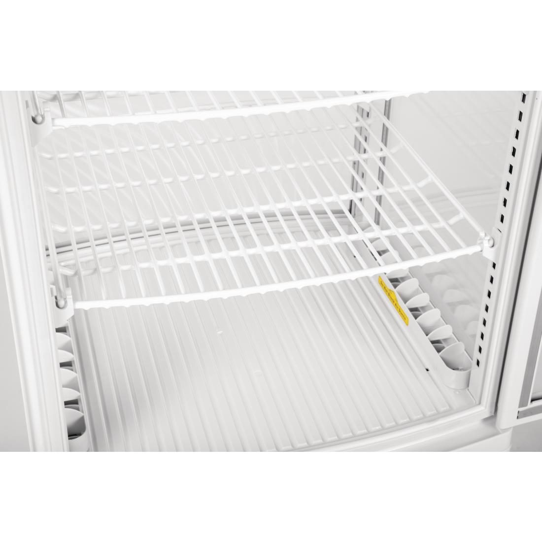 C-Series Energy Efficient Curved Door Display Fridge White 86Ltr - Image 8