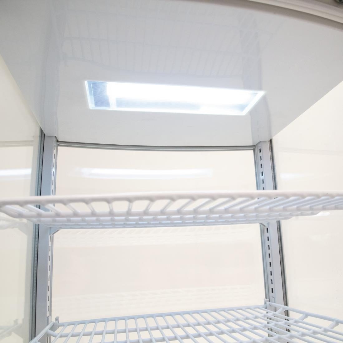 C-Series Energy Efficient Curved Door Display Fridge White 86Ltr - Image 13