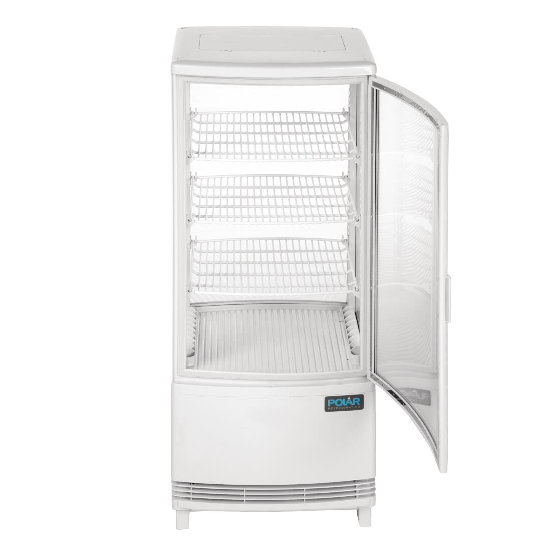 C-Series Energy Efficient Curved Door Display Fridge White 86Ltr - Image 16