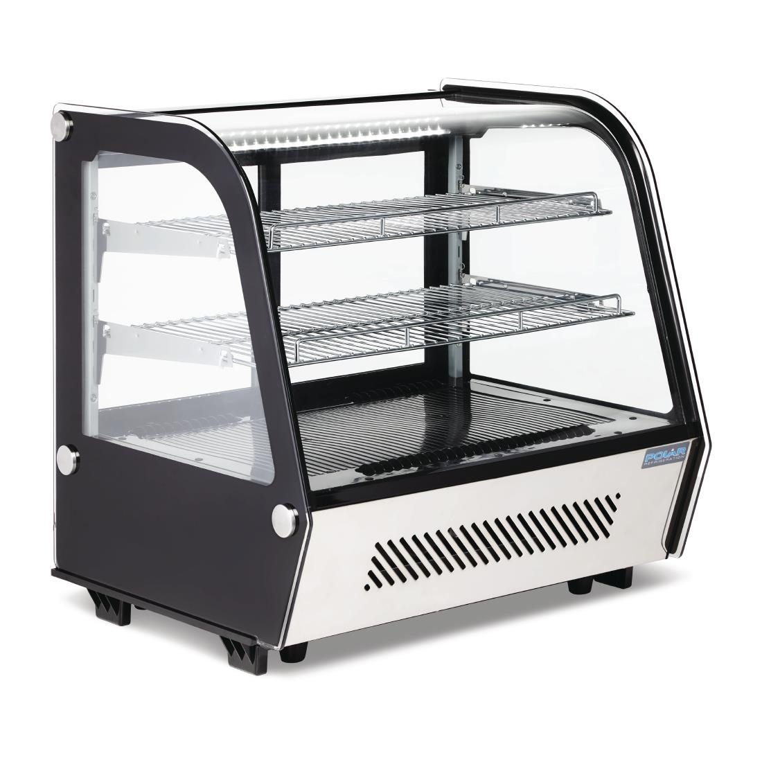 G-Series Energy Efficient Countertop Food Display Fridge Black 120Ltr - Image 12