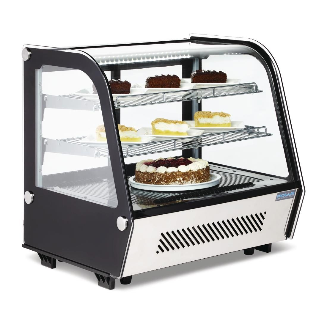 G-Series Energy Efficient Countertop Food Display Fridge Black 120Ltr - Image 14