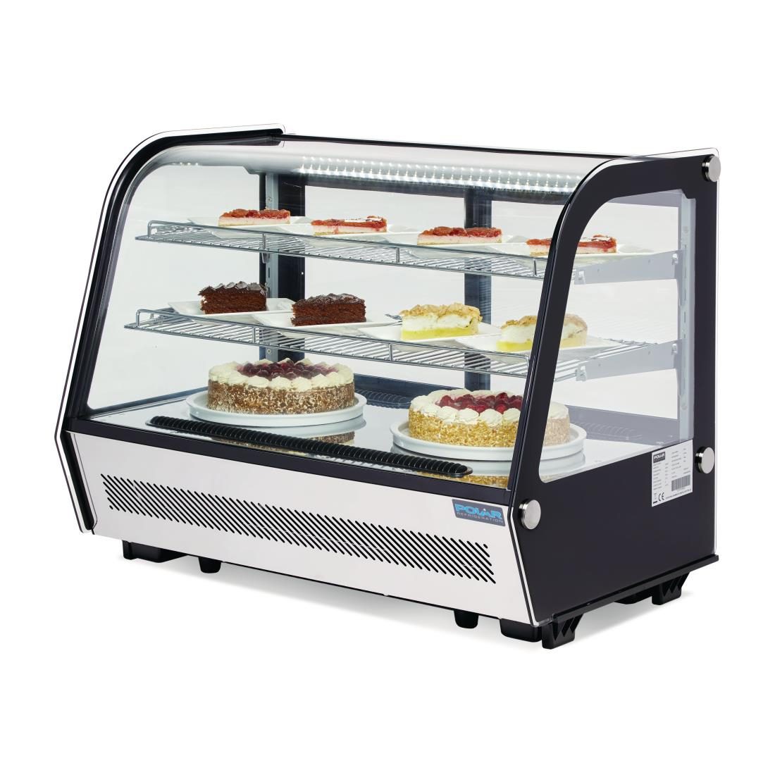 G-Series Energy Efficient Countertop Food Display Fridge Black 160Ltr - Image 11