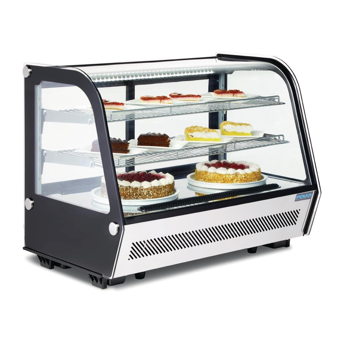 G-Series Energy Efficient Countertop Food Display Fridge Black 160Ltr - Image 12