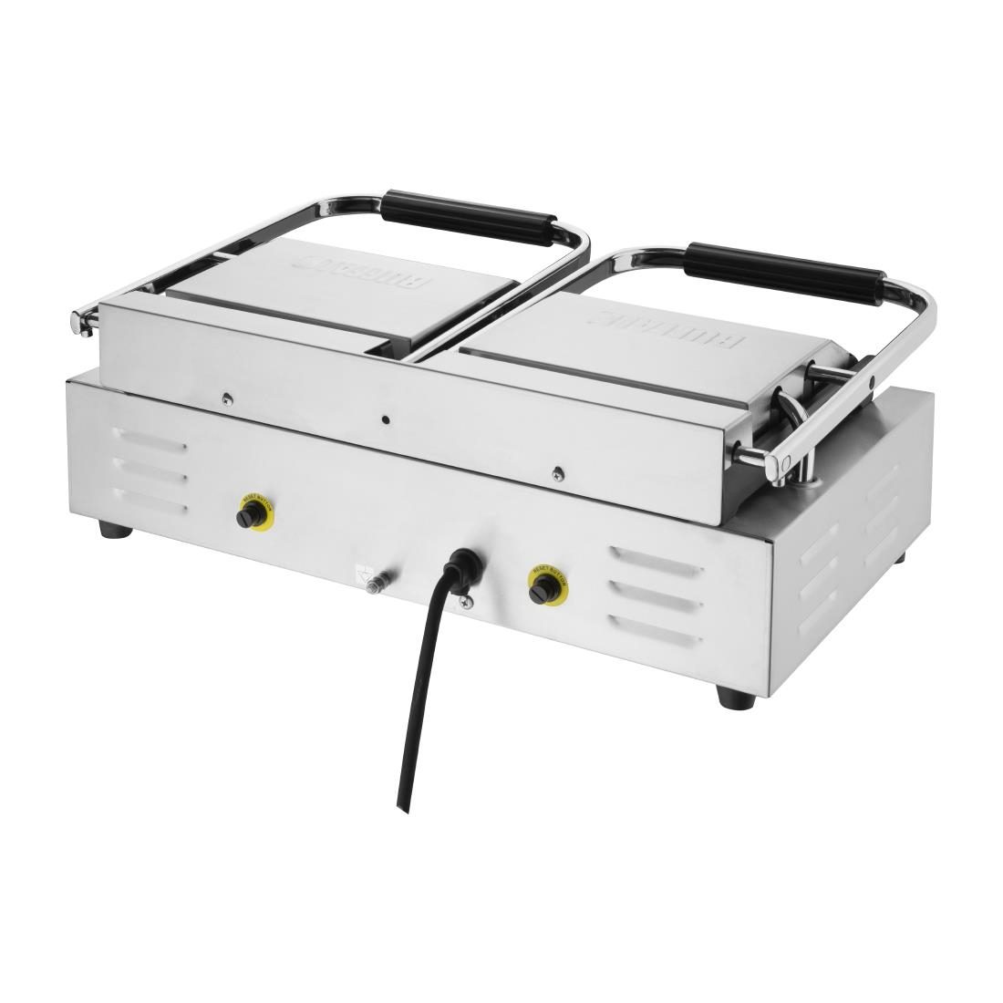 Buffalo Bistro Double Ribbed Contact Grill - Image 7