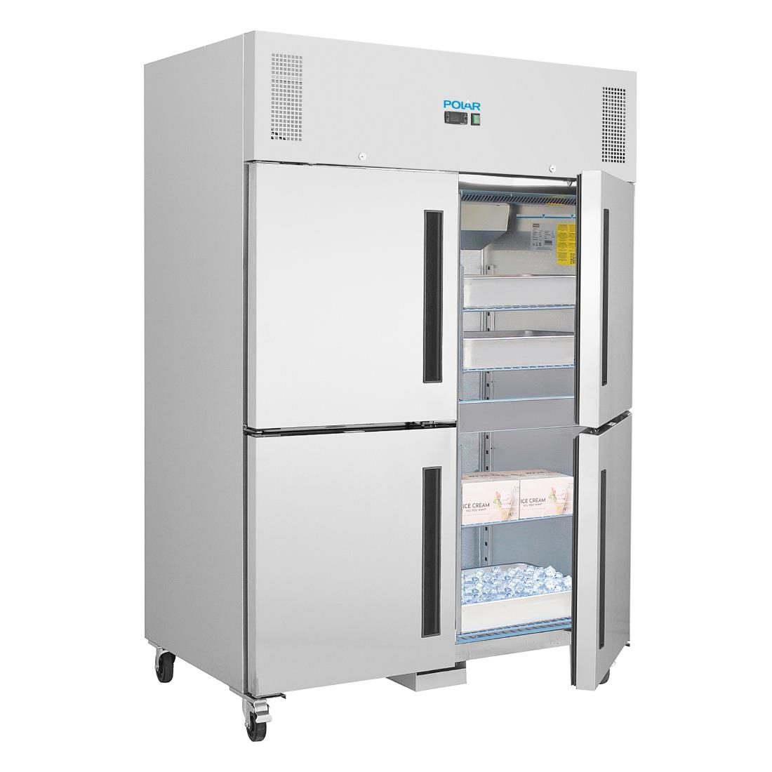 G-Series Upright Double Stable Door Gastro Freezer 1200Ltr - Image 7