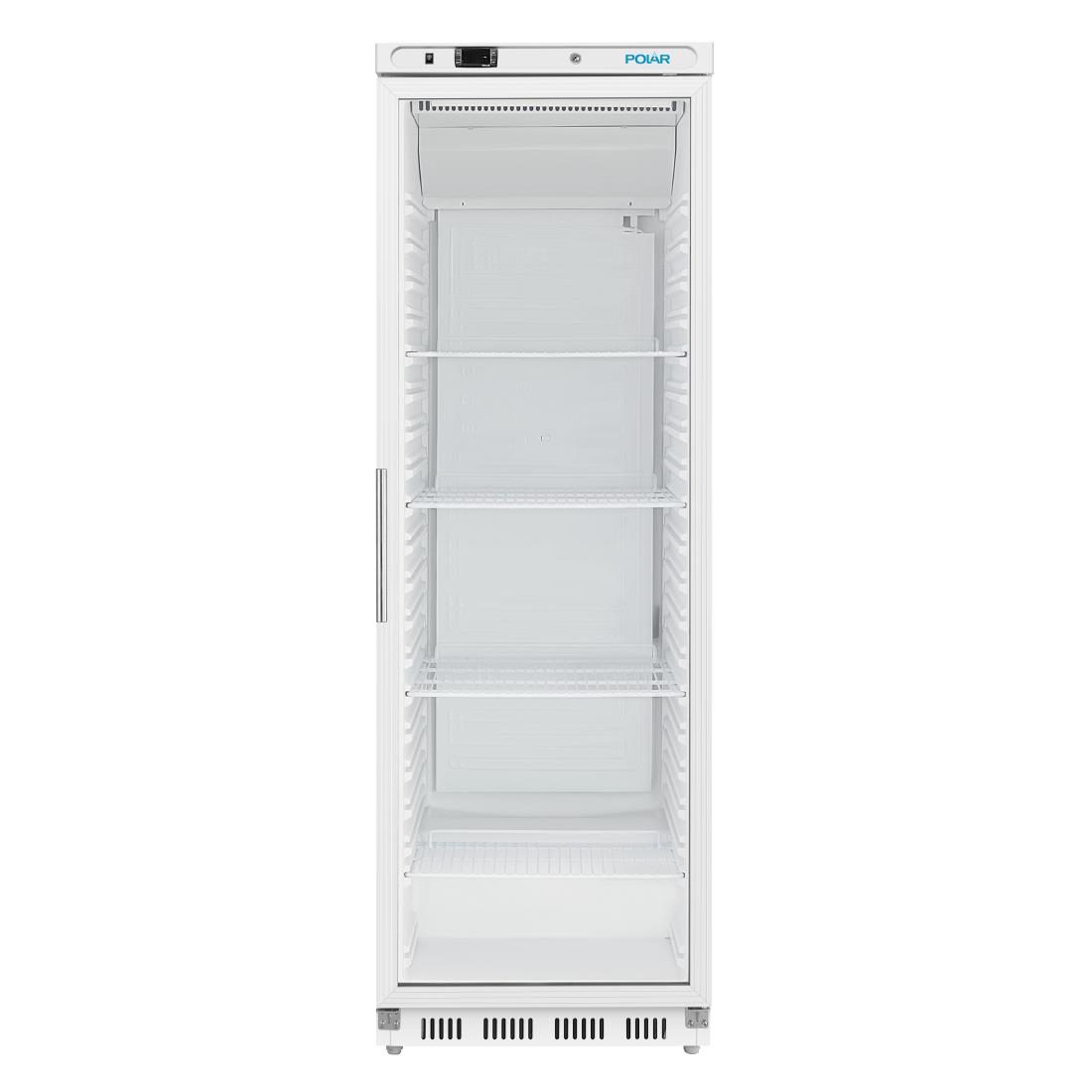 C-Series Upright Display Fridge White 400Ltr - Image 2