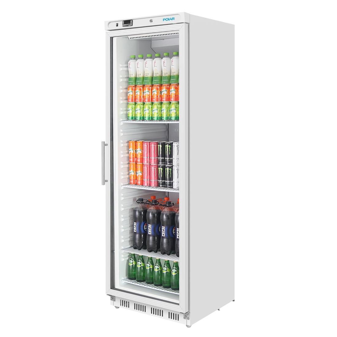 C-Series Upright Display Fridge White 400Ltr - Image 3