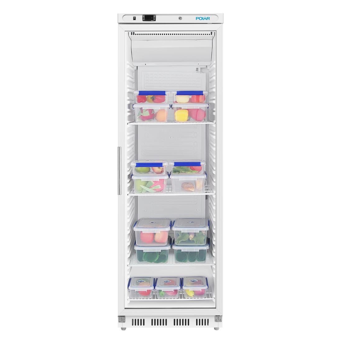 C-Series Upright Display Fridge White 400Ltr - Image 4