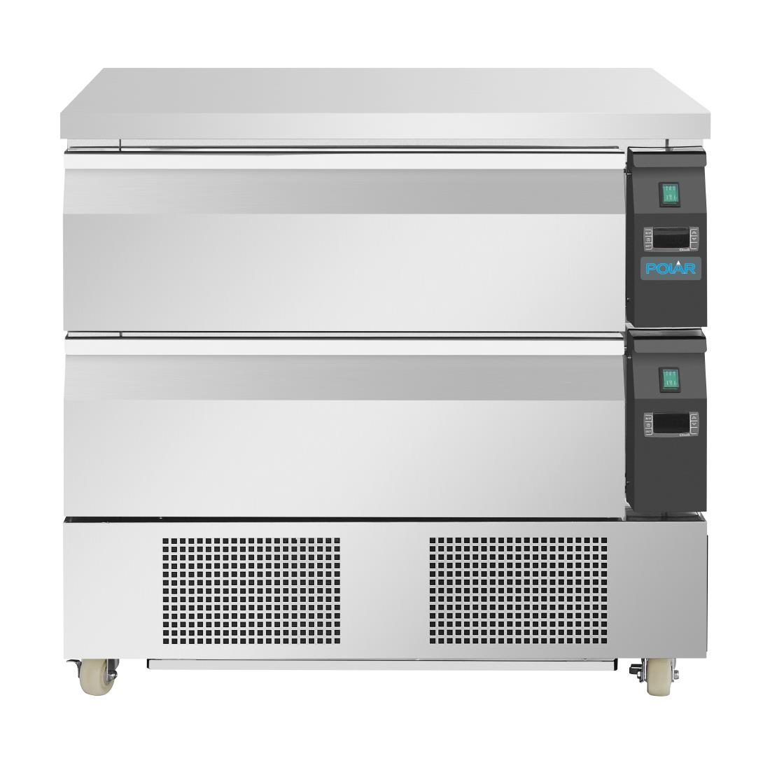 U-Series Double Drawer Dual Temperature Counter Fridge Freezer 4xGN - Image 3