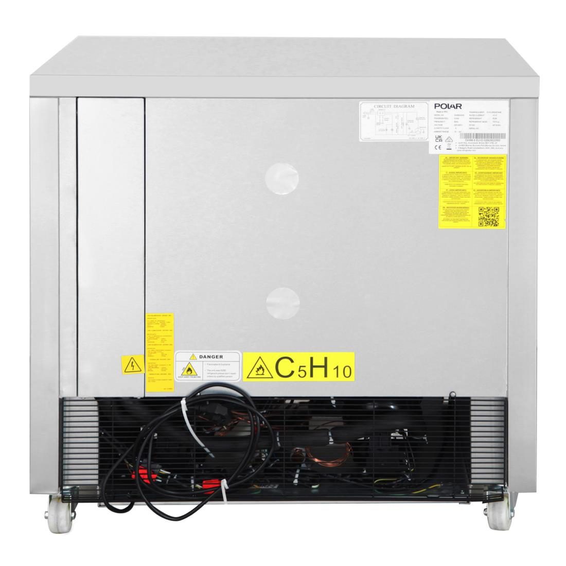 U-Series Double Drawer Dual Temperature Counter Fridge Freezer 4xGN - Image 8