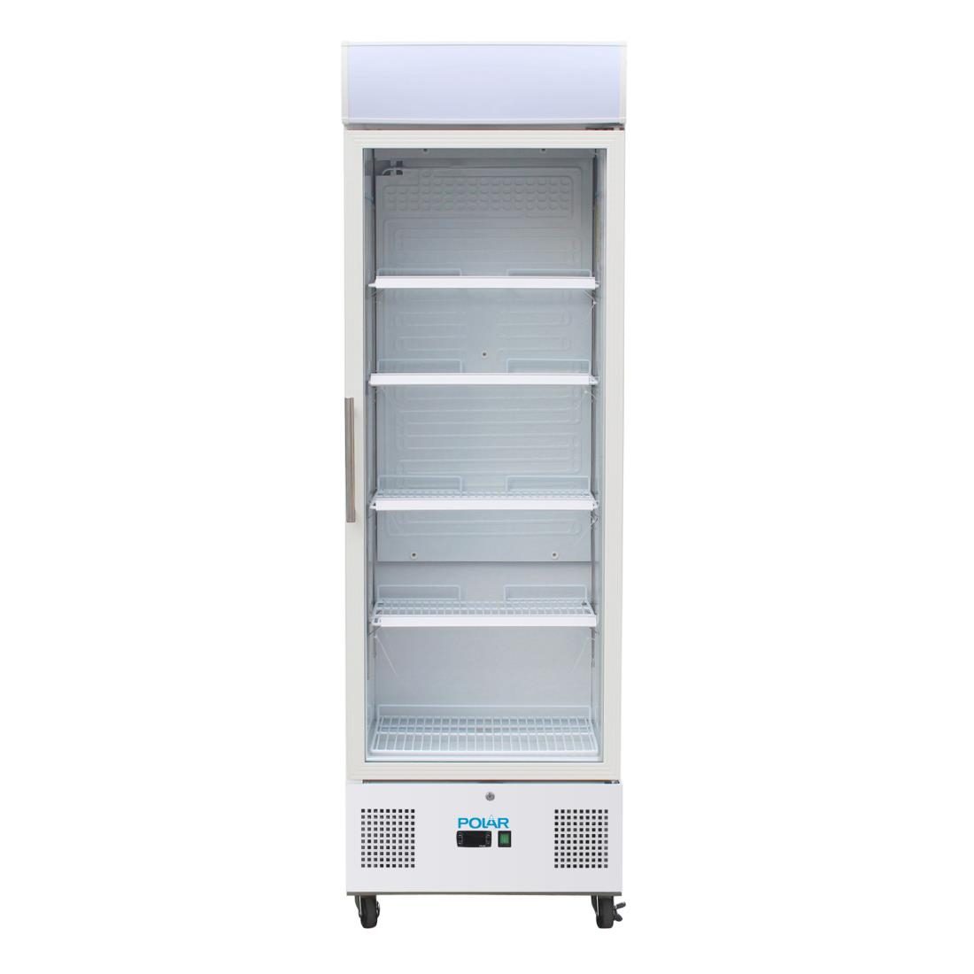 G-Series Upright Display Fridge 368Ltr White - Image 2
