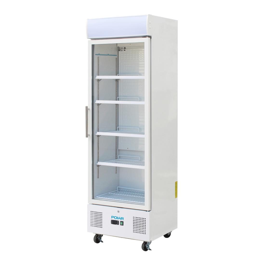G-Series Upright Display Fridge 368Ltr White - Image 3